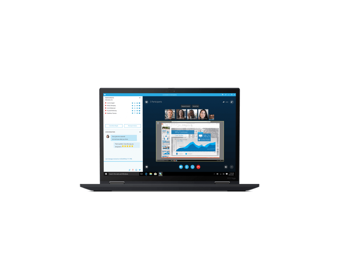 Lenovo ThinkPad X13 Yoga Gen 2, CPU: Core i5 - 1145G7, RAM: RAM 16 GB, Ổ cứng: SSD M.2 256GB, Độ phân giải: FHD+, Card đồ họa: Intel Iris Xe Graphics, Màu sắc: Carbon Fiber - hình số , 9 image