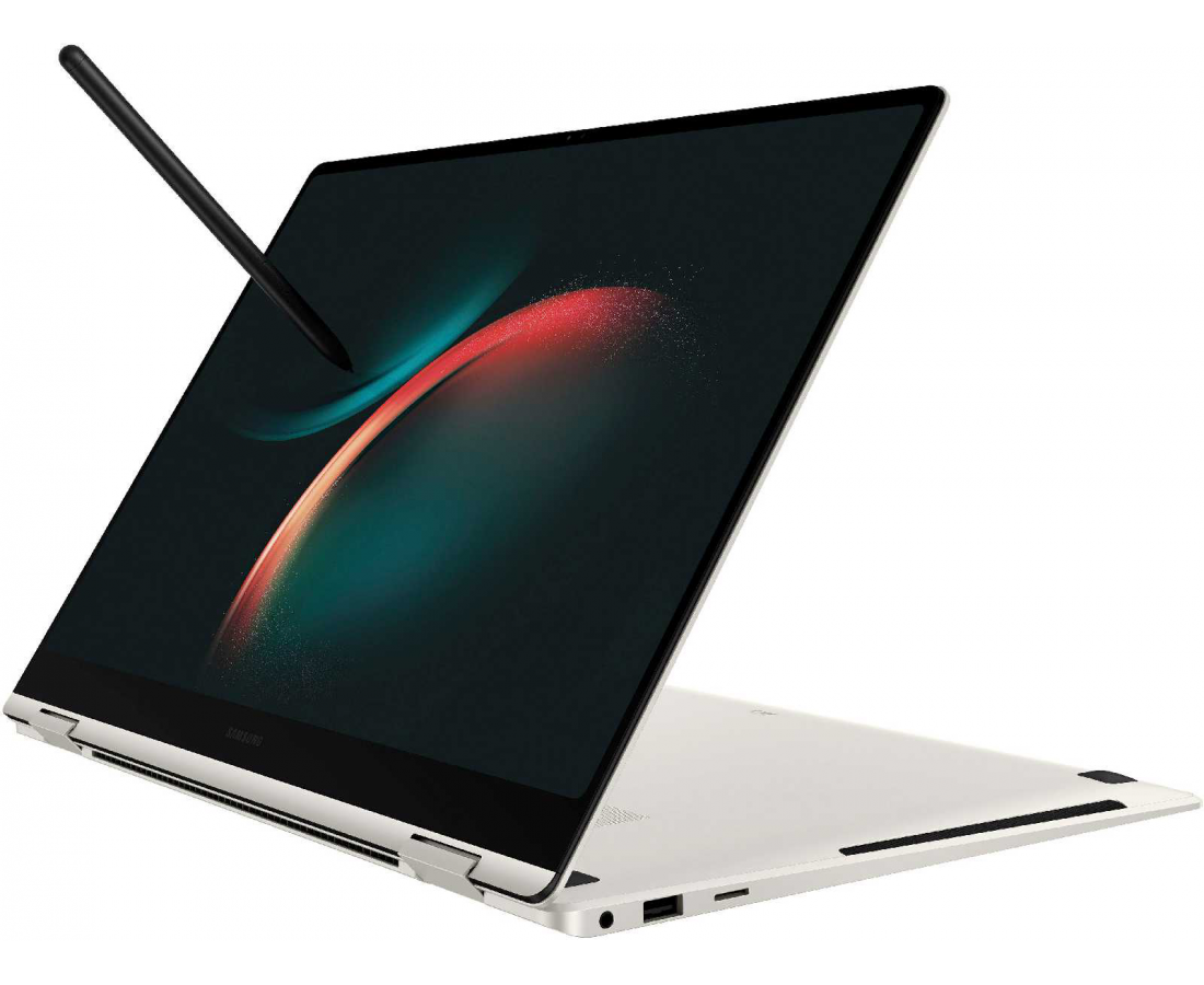Samsung Galaxy Book3 Pro 360, CPU: Core i7 - 1360P, RAM: 16GB, Ổ cứng: 512GB, Kích thước màn hình: 16-inch, Độ phân giải: 3K, Card đồ họa: Intel Iris Xe Graphics, Màu sắc: Beige - hình số , 2 image