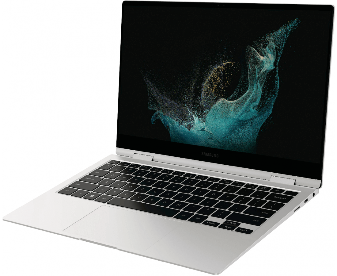 Samsung Galaxy Book2 Pro 360, CPU: Core i7 - 1260P, RAM: 16GB, Ổ cứng: 512GB, Kích thước màn hình: 13.3-inch, Độ phân giải: FHD, Card đồ họa: Intel Iris Xe Graphics, Màu sắc: Silver - hình số , 3 image