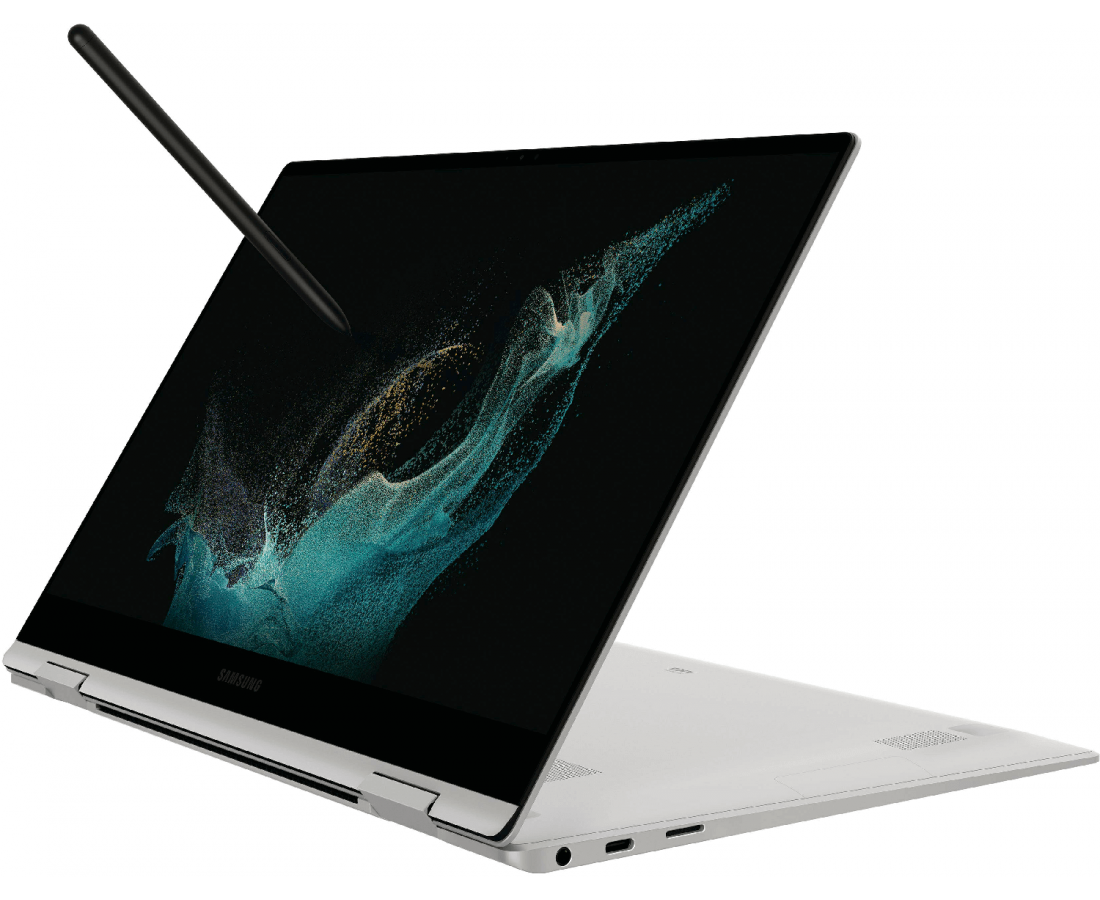 Samsung Galaxy Book2 Pro 360, CPU: Core i7 - 1260P, RAM: 16GB, Ổ cứng: 512GB, Kích thước màn hình: 13.3-inch, Độ phân giải: FHD, Card đồ họa: Intel Iris Xe Graphics, Màu sắc: Silver - hình số , 4 image