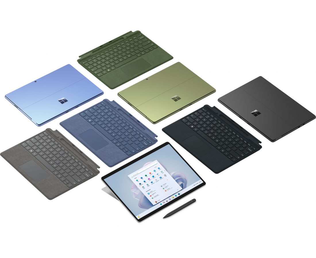 Microsoft Surface Pro 9, CPU: Core i5 - 1235U, RAM: 8GB, Ổ cứng: SSD M.2 256GB, Độ phân giải: 2.8K (2880 x 1920), Card đồ họa: Intel Iris Xe Graphics, Màu sắc: Graphite - hình số , 7 image