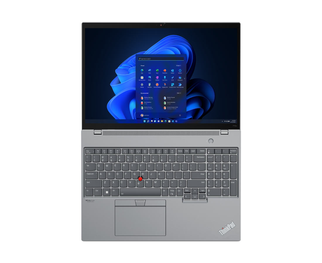 Lenovo ThinkPad P16s Gen 2, CPU: Core i7 - 1360P, RAM: 16 GB, Ổ cứng: SSD M.2 512GB, Độ phân giải: FHD+, Card đồ họa: NVIDIA RTX A500, Màu sắc: Storm Grey - hình số , 6 image