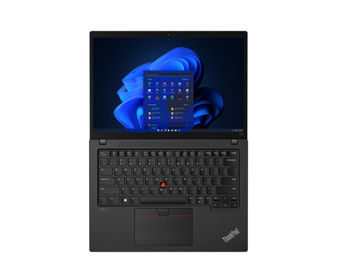 Lenovo Thinkpad T14s Gen 3, CPU: Core i7 - 1270P, RAM: 16 GB, Ổ cứng: SSD M.2 512GB, Độ phân giải: FHD+, Card đồ họa: Intel Iris Xe Graphics, Màu sắc: Black - hình số , 6 image