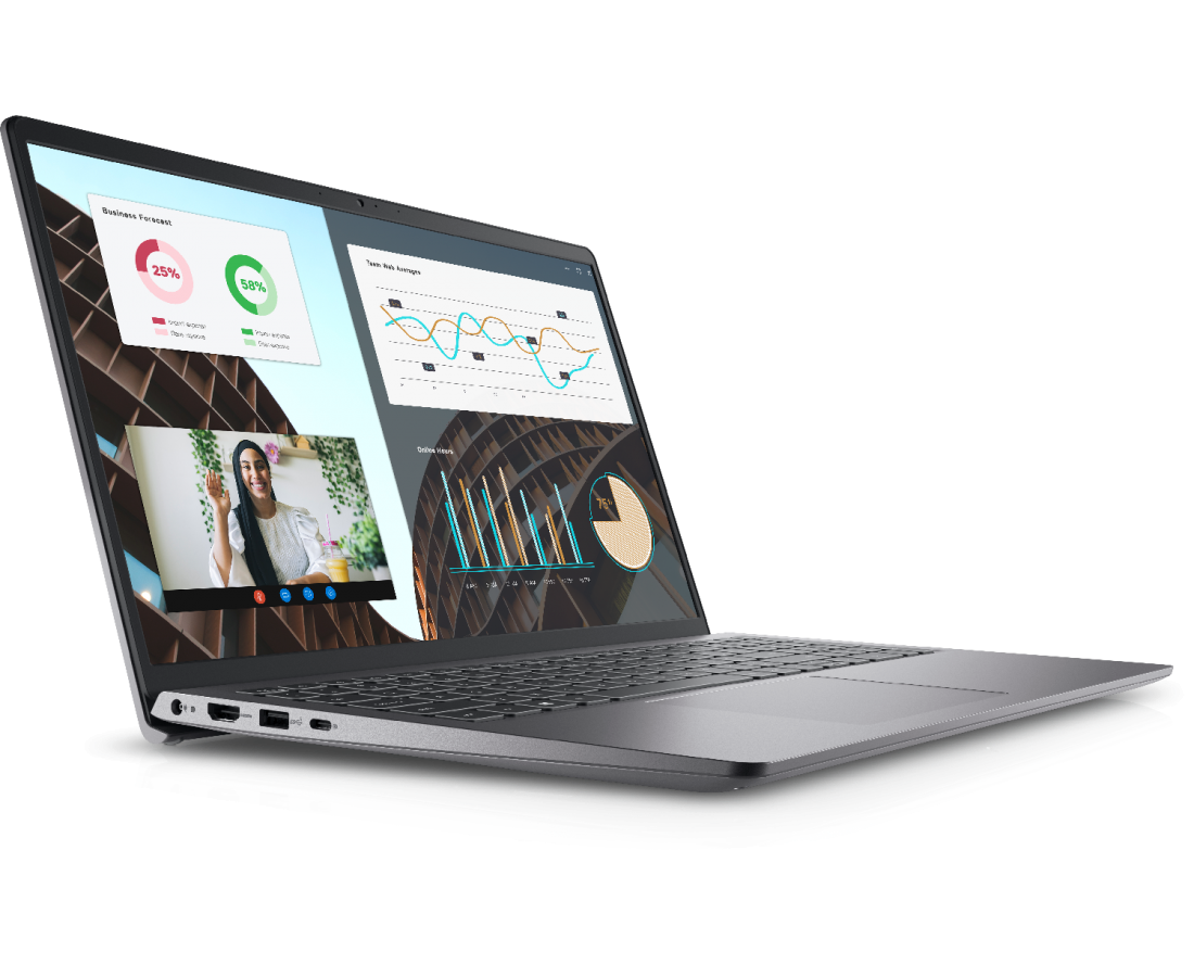 Dell Vostro 3530, CPU: Core i5 - 1335U, RAM: RAM 16GB, Ổ cứng: SSD 512GB, Độ phân giải: FHD, Card đồ họa: Intel Iris Xe Graphics, Màu sắc: Titan Gray - hình số , 5 image