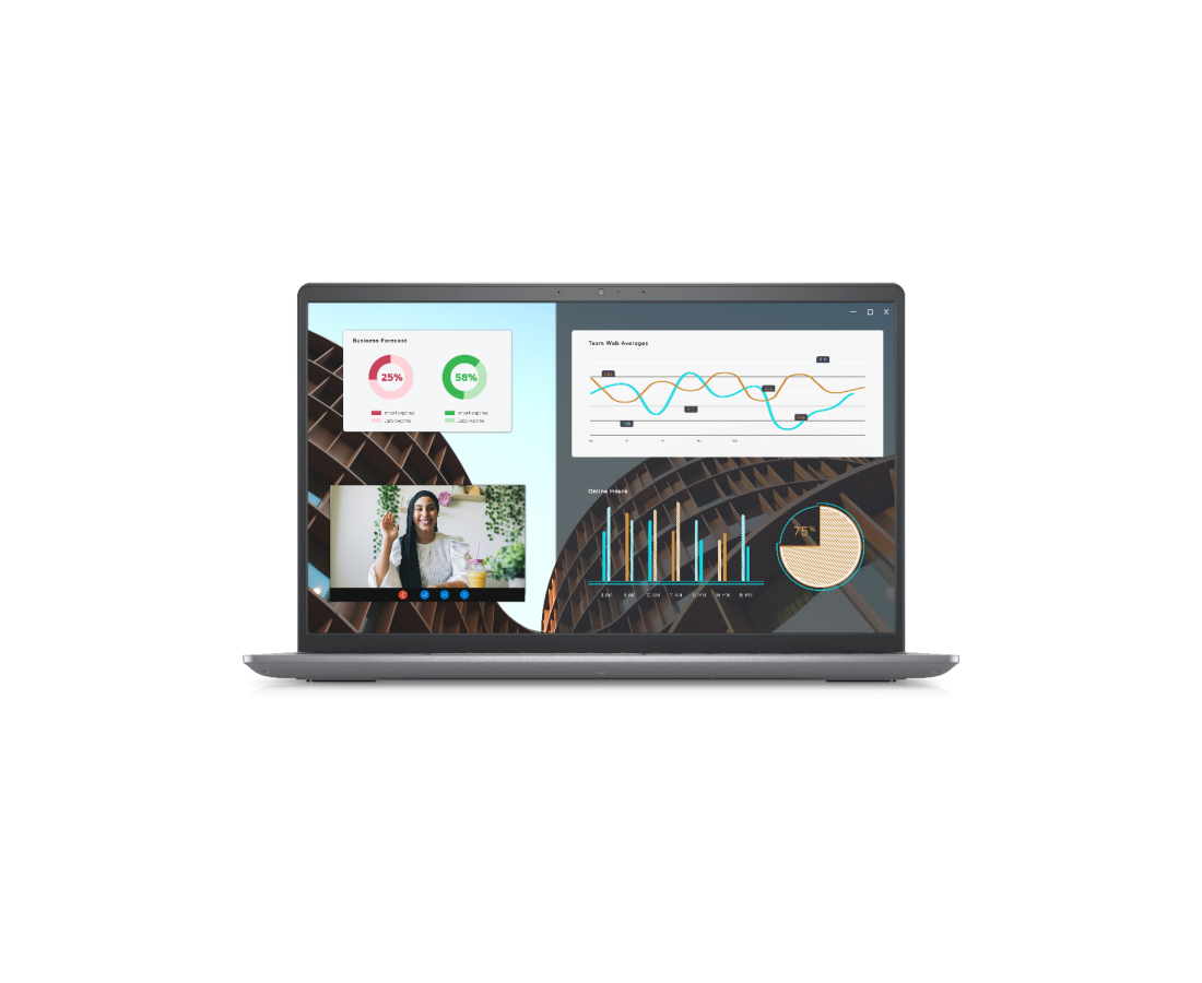 Dell Vostro 3530, CPU: Core i5 - 1335U, RAM: RAM 16GB, Ổ cứng: SSD 512GB, Độ phân giải: FHD, Card đồ họa: Intel Iris Xe Graphics, Màu sắc: Titan Gray - hình số , 9 image
