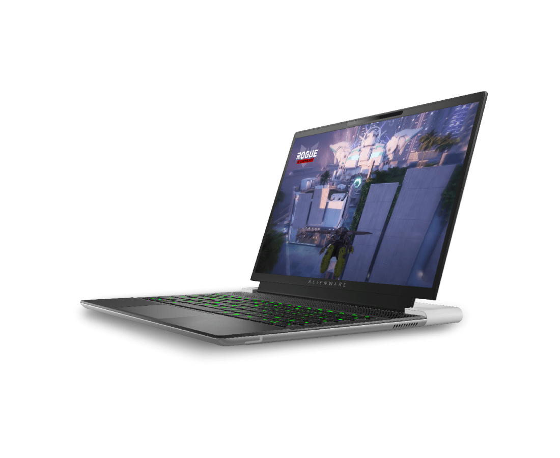 Alienware x14 R2, CPU: Core i7 - 13620H, RAM: RAM 32GB, Ổ cứng: SSD 2TB, Độ phân giải: QHD+, Card đồ họa: NVIDIA RTX 4060, Màu sắc: Lunar Silver - hình số , 2 image