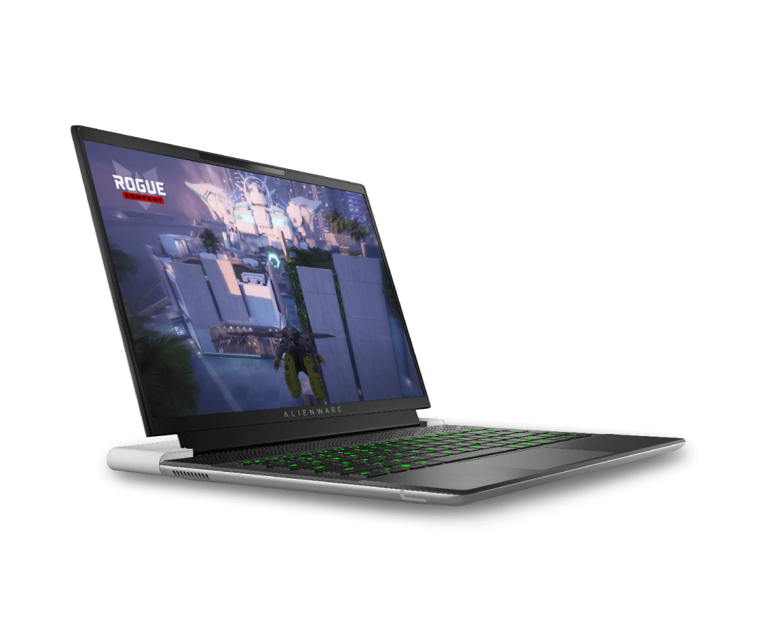 Alienware x14 R2, CPU: Core i7 - 13620H, RAM: RAM 32GB, Ổ cứng: SSD 2TB, Độ phân giải: QHD+, Card đồ họa: NVIDIA RTX 4060, Màu sắc: Lunar Silver - hình số , 3 image