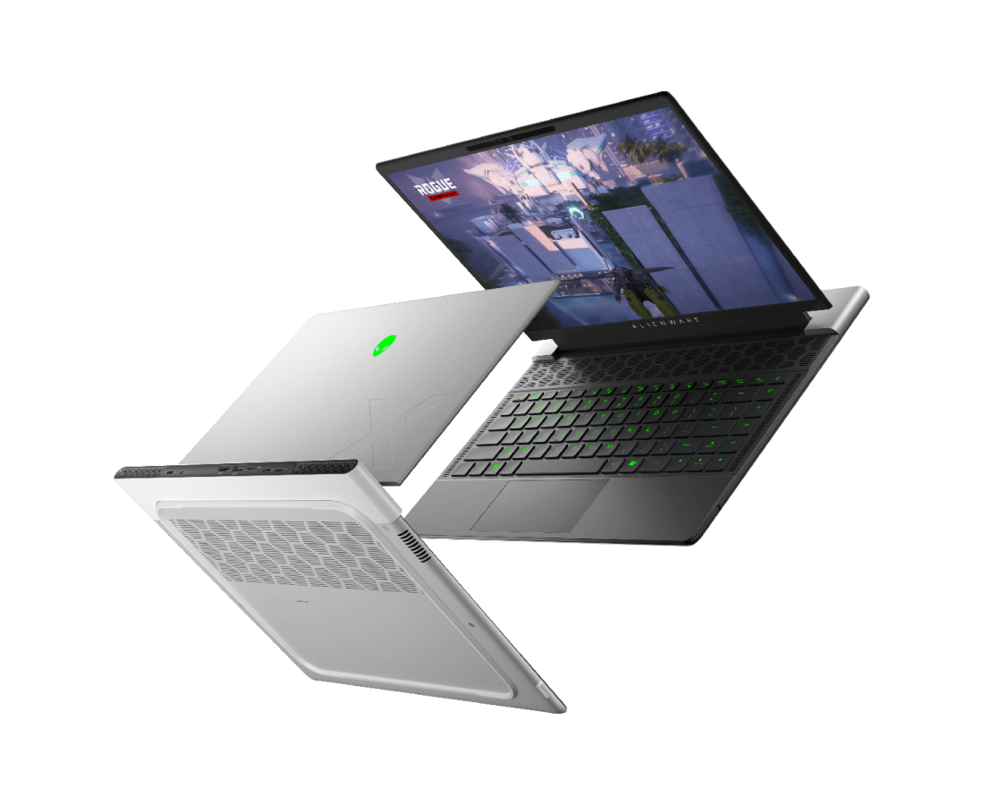 Alienware x14 R2, CPU: Core i7 - 13620H, RAM: RAM 32GB, Ổ cứng: SSD 2TB, Độ phân giải: QHD+, Card đồ họa: NVIDIA RTX 4060, Màu sắc: Lunar Silver - hình số , 11 image