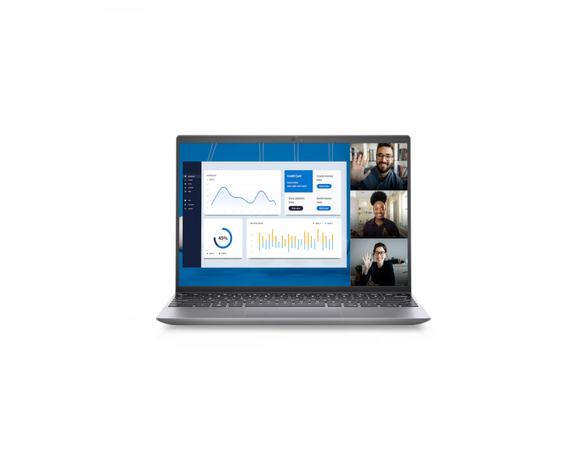 Dell Vostro 13 5320, CPU: Core i5 - 1240P, RAM: RAM 8GB, Ổ cứng: SSD 256GB, Độ phân giải: FHD+, Card đồ họa: Intel Iris Xe Graphics, Màu sắc: Titan Gray - hình số 