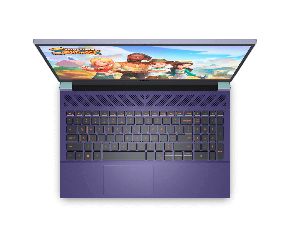 Dell Gaming G15 5535, CPU: Ryzen 7 - 7840HS, RAM: 16GB, Ổ cứng: SSD M.2 512GB, Độ phân giải: FHD, Card đồ họa: NVIDIA GeForce RTX 4050, Màu sắc: Pop Purple - hình số , 9 image