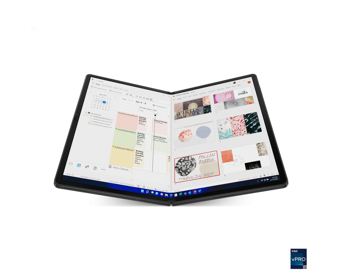 Lenovo ThinkPad X1 Fold 16 Gen 1, CPU: Core i7 - 1250U, RAM: RAM 16 GB, Ổ cứng: SSD M.2 512GB, Độ phân giải: 2K+, Card đồ họa: Intel Iris Xe Graphics, Màu sắc: Black - hình số , 2 image