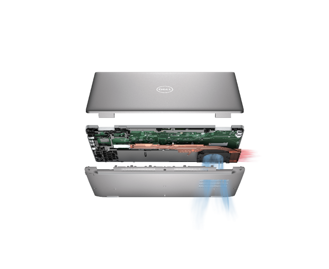 Dell Latitude 5530, CPU: Core i7 - 1270P, RAM: 16GB, Ổ cứng: SSD M.2 512GB, Độ phân giải: FHD, Card đồ họa: Intel Iris Xe Graphics, Màu sắc: Dark Gray - hình số , 7 image