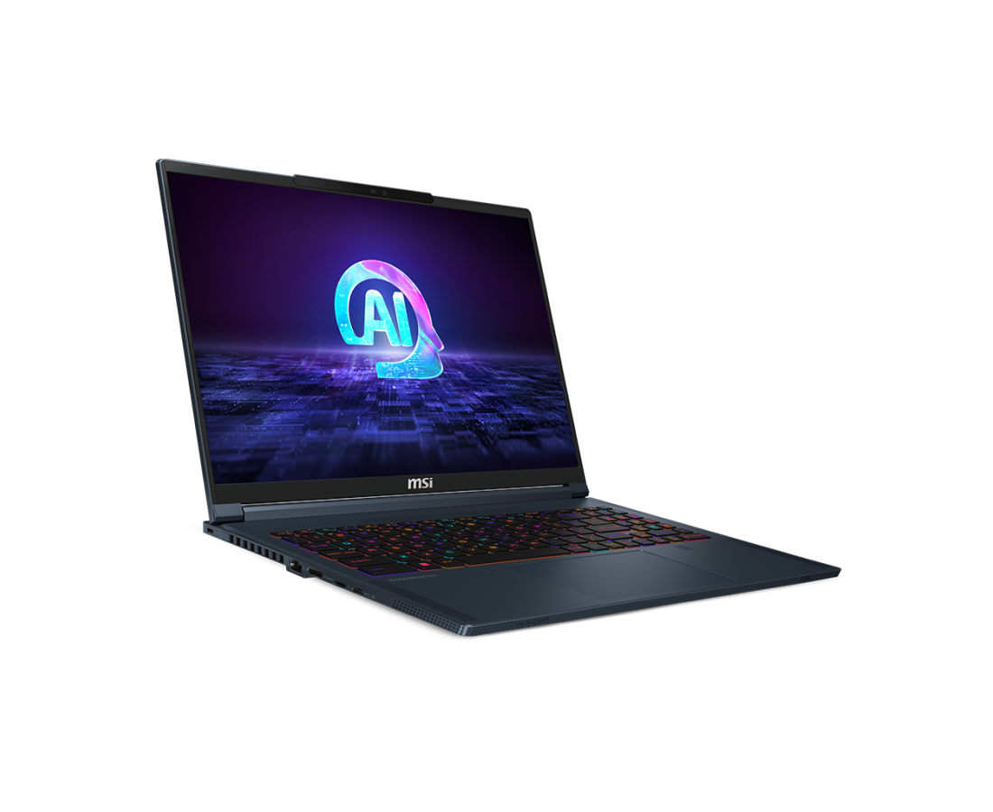 MSI Stealth 16 AI Studio, CPU: Core Ultra 9 185H, RAM: RAM 32 GB, Ổ cứng: SSD 1TB, Độ phân giải : Quad HD+, Card đồ họa: NVIDIA GeForce RTX 4060, Màu sắc: Star Blue - hình số , 2 image