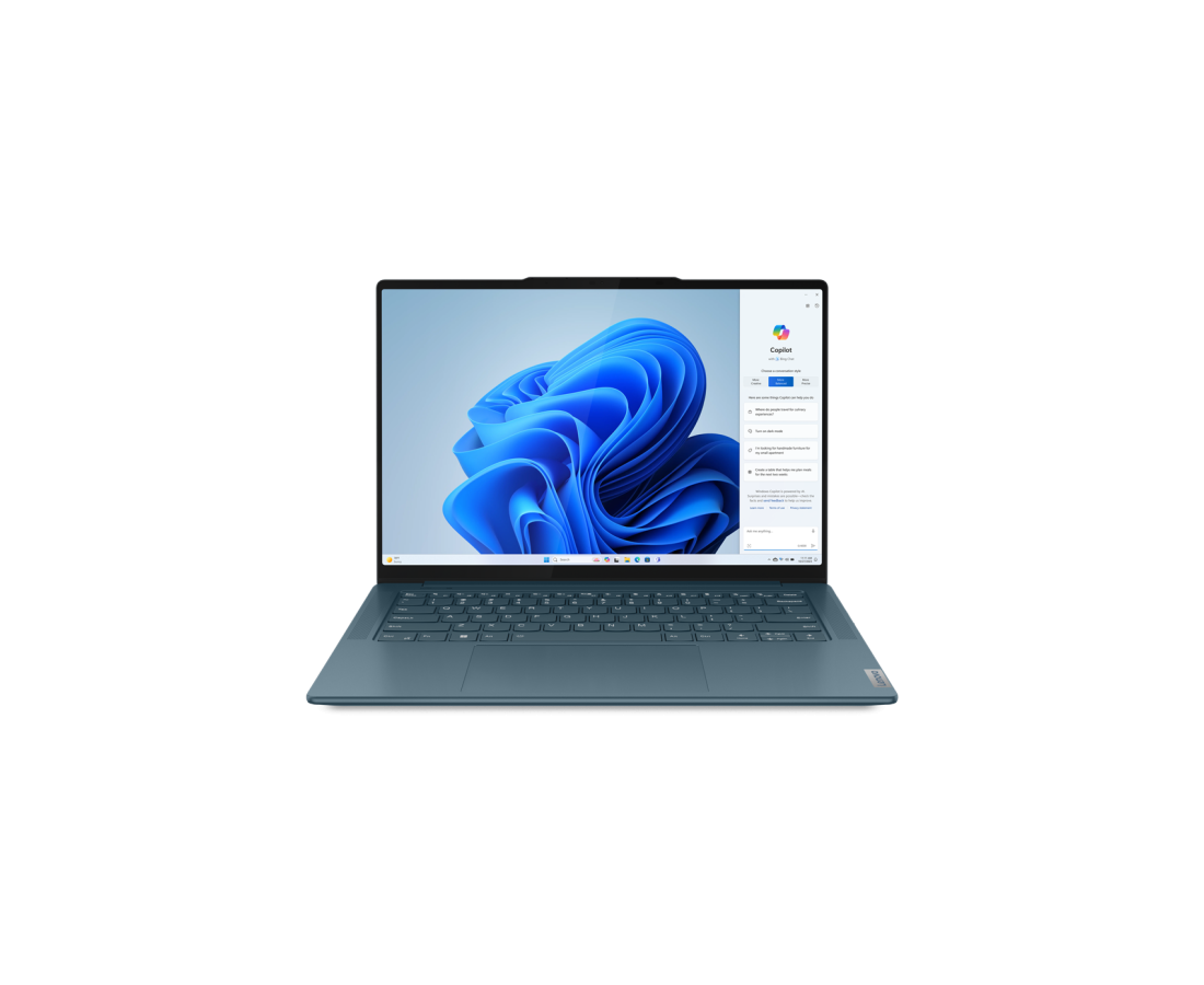 Lenovo Yoga Pro 7 Gen 9 14IMH9, CPU: Core Ultra 5 125H, RAM: RAM 16 GB, Ổ cứng: SSD 1TB, Độ phân giải : Quad HD+, Card đồ họa: Intel Arc Graphics, Màu sắc: Tidal Teal - hình số , 4 image