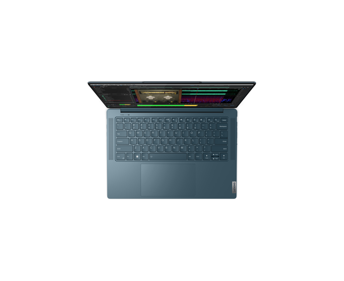 Lenovo Yoga Pro 7 Gen 9 14IMH9, CPU: Core Ultra 5 125H, RAM: RAM 16 GB, Ổ cứng: SSD 1TB, Độ phân giải : Quad HD+, Card đồ họa: Intel Arc Graphics, Màu sắc: Tidal Teal - hình số , 8 image