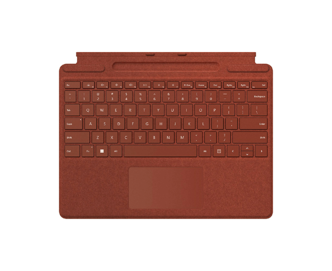 Surface Slim Pen 2 và Signature Keyboard cho Pro X, Pro 8 và Pro 9, Màu sắc: Poppy Red Alcantara Material - hình số , 2 image