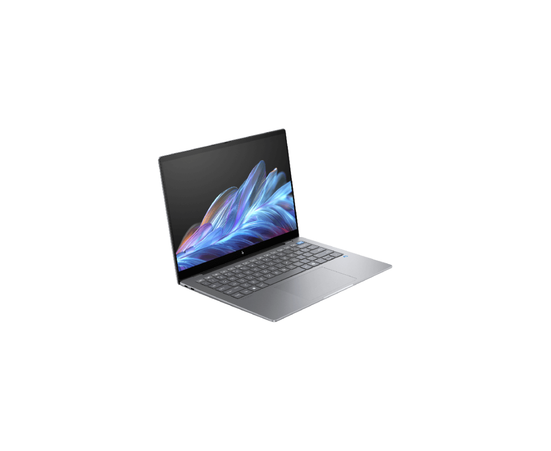 HP OmniBook X 14 fe000, CPU: X1E-78-100, RAM: RAM 16 GB, Ổ cứng: SSD 512GB, Độ phân giải : Quad HD+ Touch, Card đồ họa: Qualcomm Adreno, Màu sắc: Meteor silver - hình số , 6 image