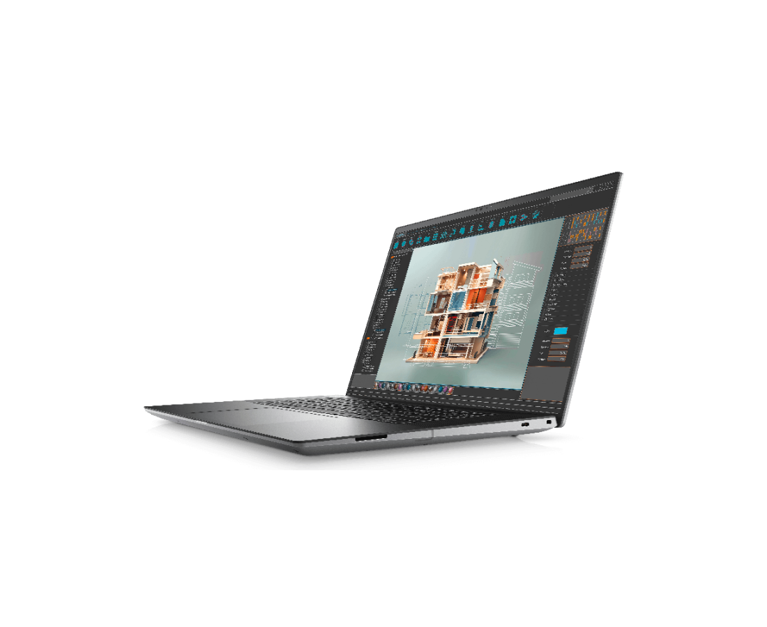 Dell Precision 5690, CPU: Core Ultra 7 - 155H, RAM: 16 GB, Ổ cứng: SSD M.2 1TB, Độ phân giải : Full HD+, Card đồ họa: NVIDIA RTX 2000 Ada, Màu sắc: Grey - hình số , 2 image