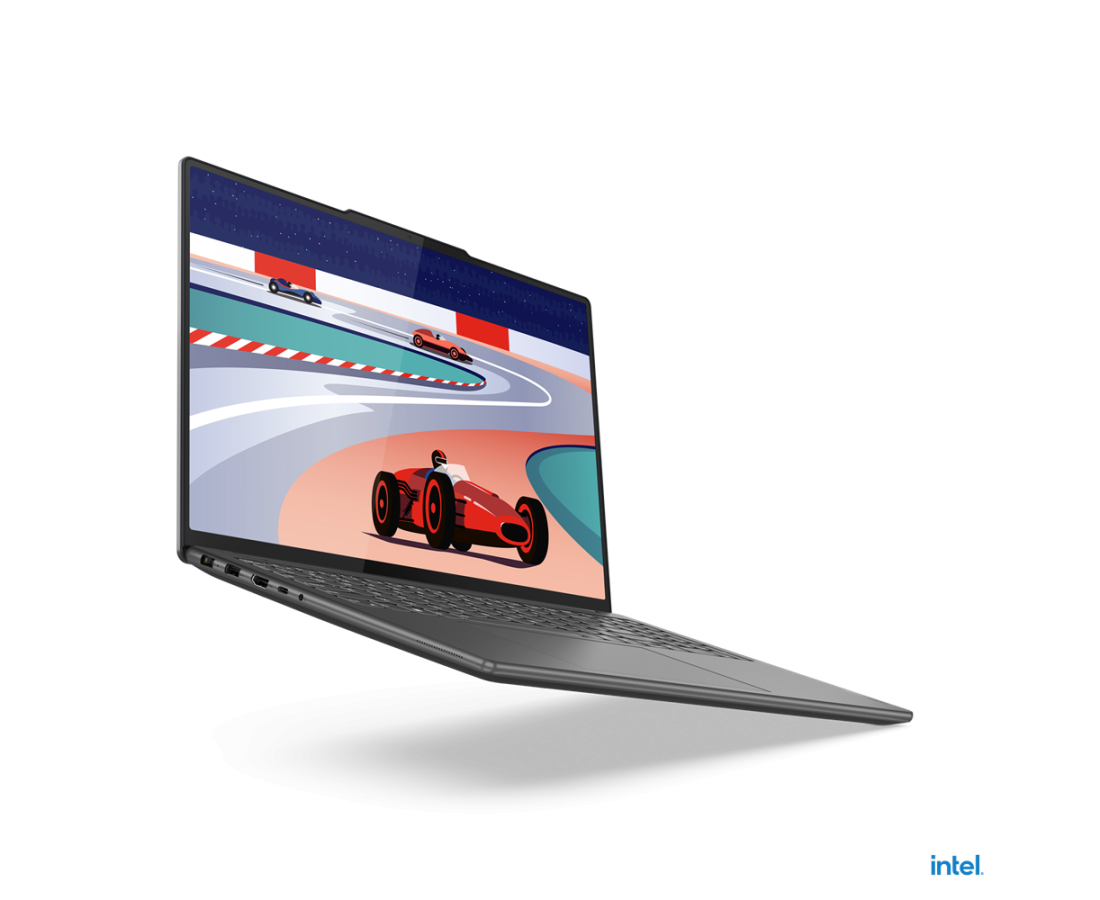 Lenovo Slim Pro 9 16IRP8, CPU: Core i9 13905H, RAM: RAM 32 GB, Ổ cứng: SSD 1TB, Độ phân giải : Quad HD+ Touch, Card đồ họa: NVIDIA GeForce RTX 4050, Màu sắc: Storm Grey - hình số , 3 image