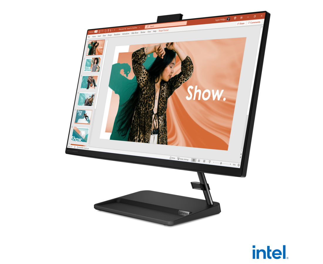Lenovo IdeaCentre AIO 3 27IAP7, CPU: Core i7 13620H, RAM: RAM 32 GB, Ổ cứng: SSD 1TB, Độ phân giải : Full HD, Card đồ họa: Intel UHD Graphics, Màu sắc: Black - hình số , 10 image