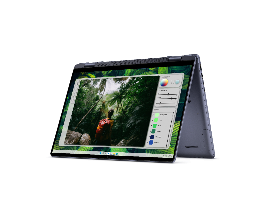 Dell Inspiron 16 7640 2 in 1, CPU: Core Ultra 7 155H, RAM: RAM 32 GB, Ổ cứng: SSD 1TB, Độ phân giải : Quad HD+ Touch, Card đồ họa: Intel Arc Graphics, Màu sắc: Midnight Blue - hình số , 3 image