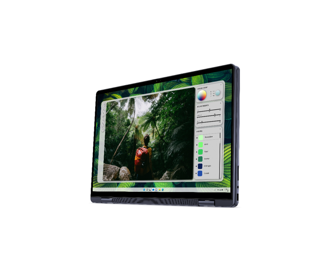Dell Inspiron 16 7640 2 in 1, CPU: Core Ultra 7 155H, RAM: RAM 32 GB, Ổ cứng: SSD 1TB, Độ phân giải : Quad HD+ Touch, Card đồ họa: Intel Arc Graphics, Màu sắc: Midnight Blue - hình số , 4 image