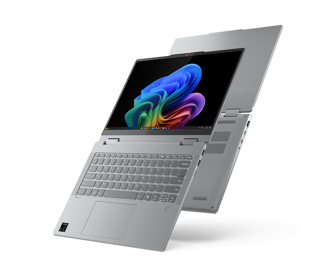 Lenovo IdeaPad 5 2 in 1 14Q8X9, CPU: X1P-42-100, RAM: RAM 16 GB, Ổ cứng: SSD 1TB, Độ phân giải : Full HD+, Card đồ họa: Qualcomm Adreno, Hệ điều hành: Windows 11 Home, Màu sắc: Luna Grey - hình số , 7 image