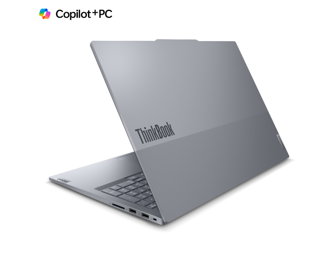 Lenovo ThinkBook 16 G7 QOY, CPU: X1P-42-100, RAM: RAM 32 GB, Ổ cứng: SSD 1TB, Độ phân giải : Full HD+, Card đồ họa: Qualcomm Adreno, Hệ điều hành: Windows 11 Pro, Màu sắc: Luna Grey - hình số , 3 image