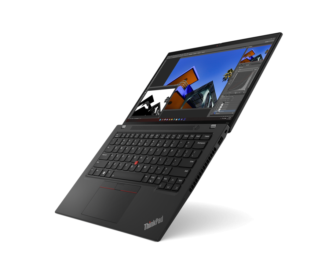Lenovo Thinkpad T14 Gen 4, CPU: Core i5 - 1345U, RAM: RAM 16 GB, Ổ cứng: SSD M.2 512GB, Độ phân giải: FHD+, Card đồ họa: Intel UHD Graphics, Màu sắc: Thunder Black - hình số , 12 image