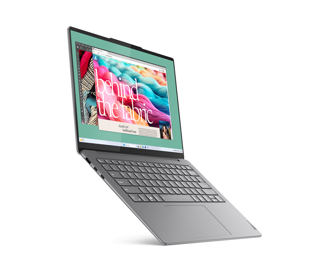 Lenovo Slim 7 14IMH9, CPU: Core Ultra 7 155H, RAM: RAM 32 GB, Ổ cứng: SSD 1TB, Độ phân giải : Full HD+, Card đồ họa: Intel Arc Graphics, Kích thước màn hình: 14 inch, Loại màn hình: Laptop Touch, Hệ điều hành: Windows 11, Màu sắc: Luna Grey - hình số , 3 image
