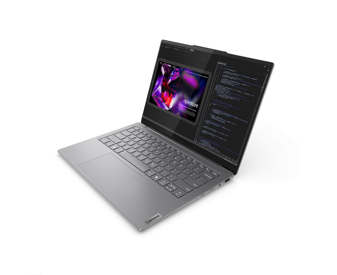 Lenovo Slim 7 14IMH9, CPU: Core Ultra 7 155H, RAM: RAM 32 GB, Ổ cứng: SSD 1TB, Độ phân giải : Full HD+, Card đồ họa: Intel Arc Graphics, Kích thước màn hình: 14 inch, Loại màn hình: Laptop Touch, Hệ điều hành: Windows 11, Màu sắc: Luna Grey - hình số , 5 image