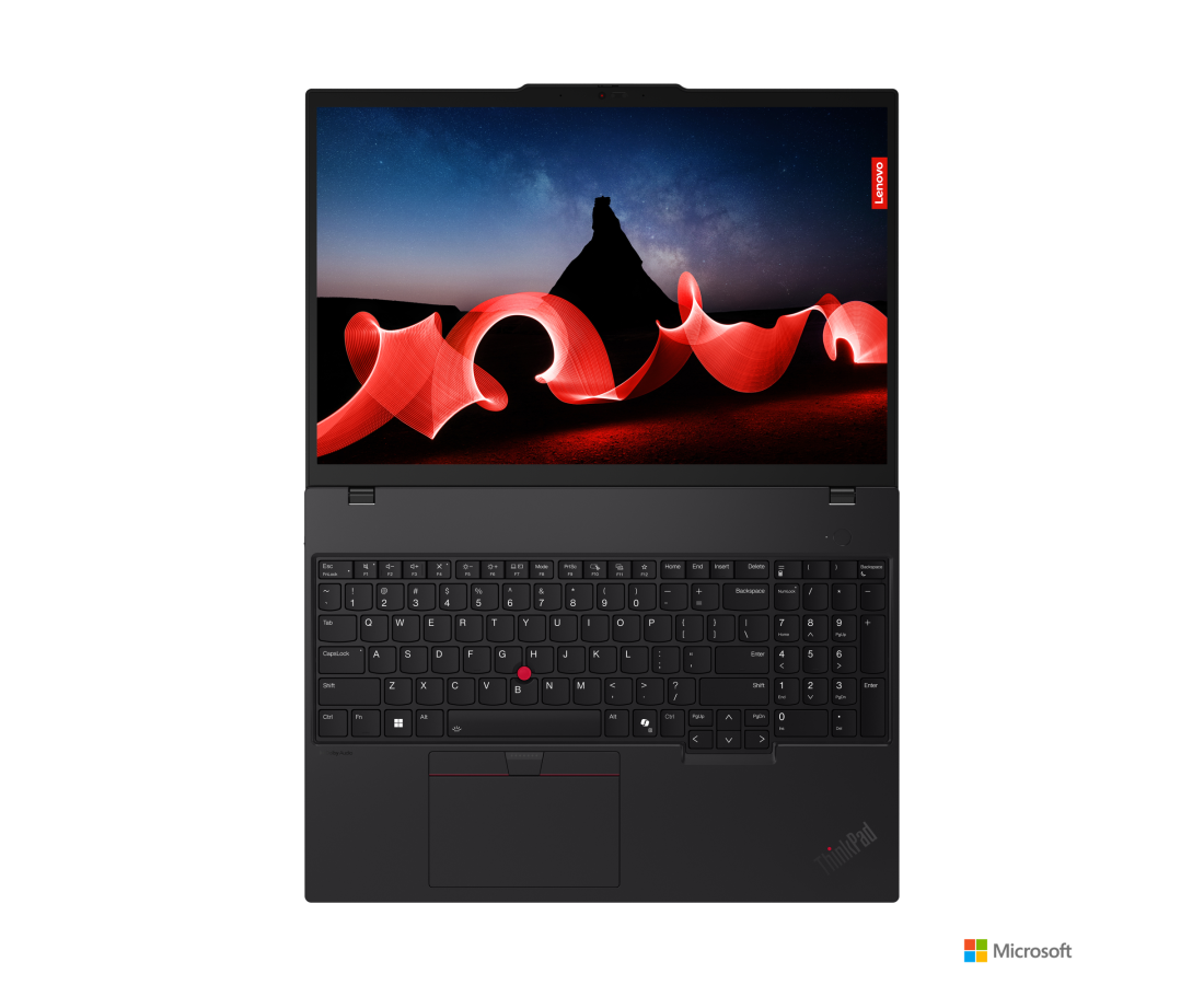 Lenovo ThinkPad T16 Gen 3, CPU: Core Ultra 7 165U, RAM: RAM 16 GB, Ổ cứng: SSD 1TB, Độ phân giải : Full HD+, Card đồ họa: Intel Graphic, Kích thước màn hình: 16 inch, Loại màn hình: Laptop Touch, Hệ điều hành: Windows 11, Màu sắc: Black - hình số , 3 image