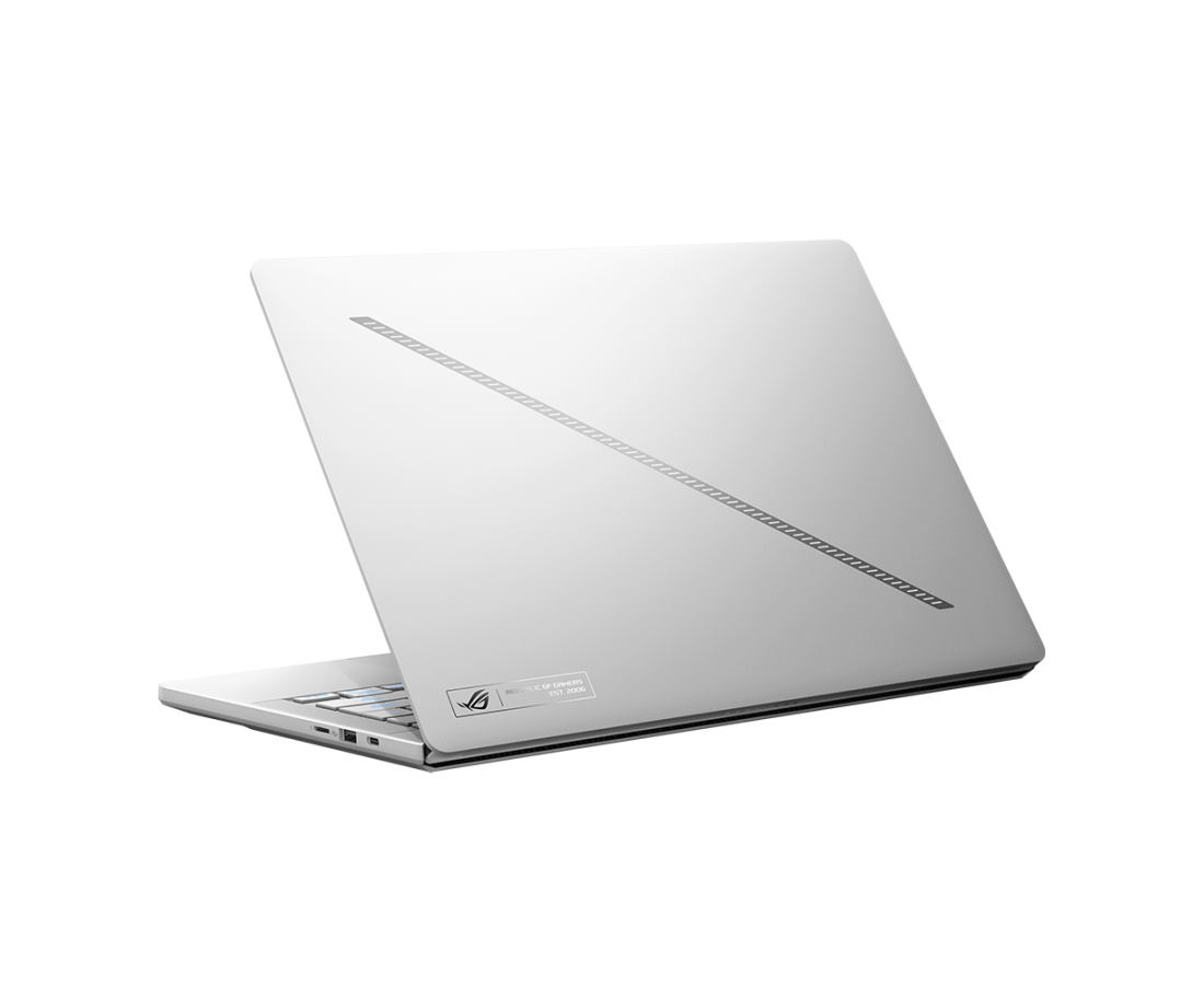 Asus ROG Zephyrus G14 GA403 2025, CPU: Ryzen AI 9 HX 370, RAM: RAM 32 GB, Ổ cứng: SSD 1TB, Độ phân giải : Quad HD+, Card đồ họa: NVIDIA GeForce RTX 5070 Ti, Kích thước màn hình: 14 inch, Loại màn hình: Laptop Non-Touch, Hệ điều hành: Windows 11, Màu sắc: Platinum White - hình số , 6 image