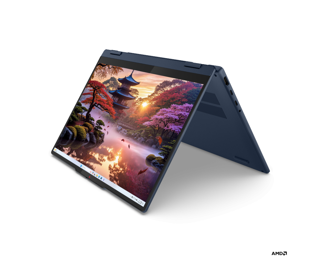 Lenovo IdeaPad 5 2 in 1 14AKP10, CPU: Ryzen AI 7 350, RAM: RAM 16 GB, Ổ cứng: SSD 1TB, Độ phân giải : Full HD+, Card đồ họa: AMD Radeon Graphics, Kích thước màn hình: 14 inch, Loại màn hình: Laptop Touch, Hệ điều hành: Windows 11, Màu sắc: Cosmic Blue - hình số , 5 image