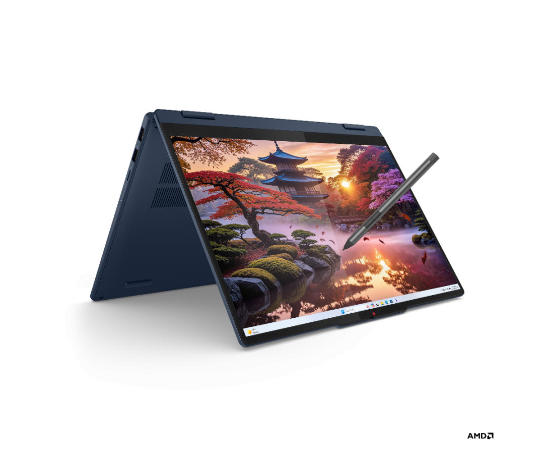 Lenovo IdeaPad 5 2 in 1 14AKP10, CPU: Ryzen AI 7 350, RAM: RAM 16 GB, Ổ cứng: SSD 1TB, Độ phân giải : Full HD+, Card đồ họa: AMD Radeon Graphics, Kích thước màn hình: 14 inch, Loại màn hình: Laptop Touch, Hệ điều hành: Windows 11, Màu sắc: Cosmic Blue - hình số , 7 image