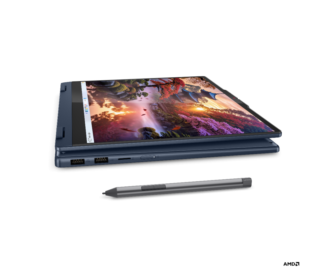 Lenovo IdeaPad 5 2 in 1 14AKP10, CPU: Ryzen AI 7 350, RAM: RAM 16 GB, Ổ cứng: SSD 1TB, Độ phân giải : Full HD+, Card đồ họa: AMD Radeon Graphics, Kích thước màn hình: 14 inch, Loại màn hình: Laptop Touch, Hệ điều hành: Windows 11, Màu sắc: Cosmic Blue - hình số , 10 image