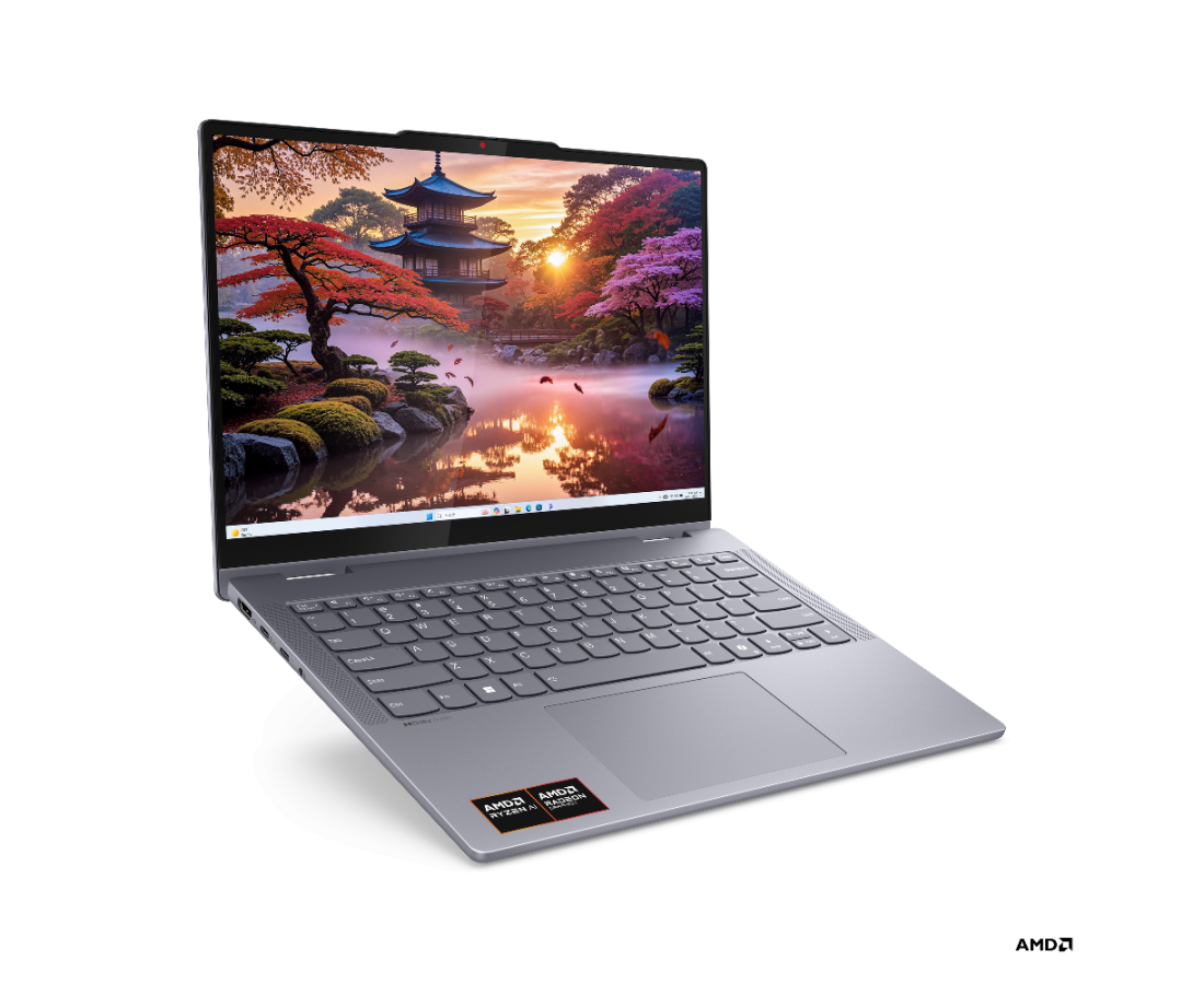 Lenovo IdeaPad 5 2 in 1 14AKP10, CPU: Ryzen AI 5 340, RAM: RAM 16 GB, Ổ cứng: SSD 256GB, Độ phân giải : Full HD+, Card đồ họa: AMD Radeon Graphics, Kích thước màn hình: 14 inch, Loại màn hình: Laptop Touch, Hệ điều hành: Windows 11, Màu sắc: Luna Grey - hình số , 9 image