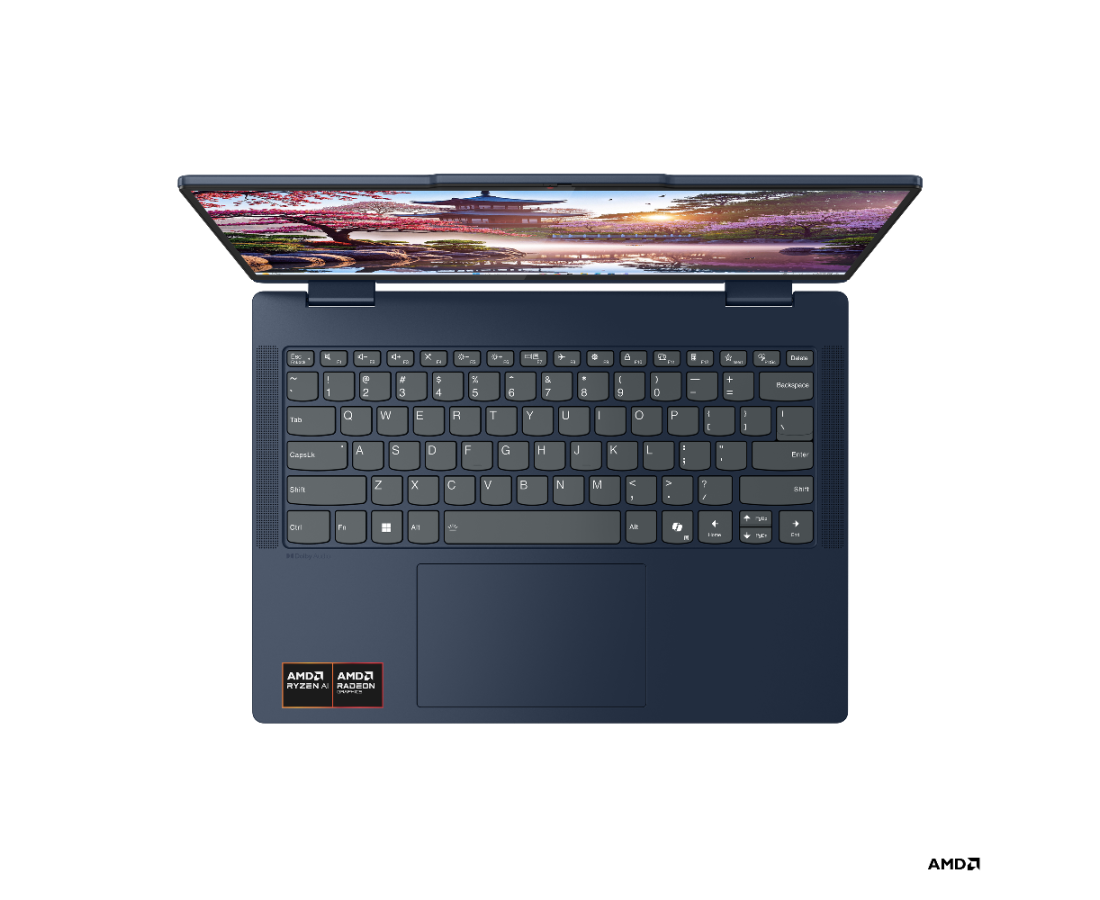 Lenovo IdeaPad 5 2 in 1 14AKP10, CPU: Ryzen AI 7 350, RAM: RAM 16 GB, Ổ cứng: SSD 1TB, Độ phân giải : Full HD+, Card đồ họa: AMD Radeon Graphics, Kích thước màn hình: 14 inch, Loại màn hình: Laptop Touch, Hệ điều hành: Windows 11, Màu sắc: Cosmic Blue - hình số , 14 image