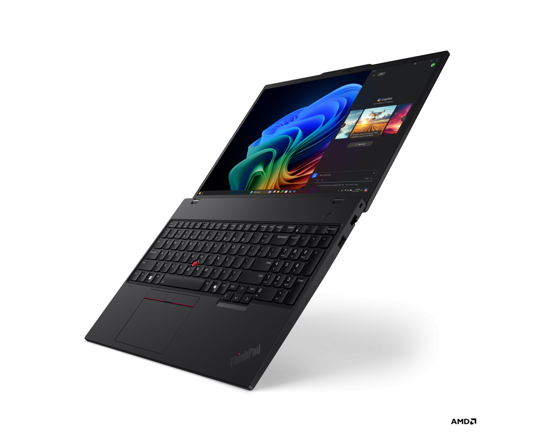 Lenovo ThinkPad T16 Gen 4, CPU: Ryzen AI 5 Pro 340, RAM: RAM 16 GB, Ổ cứng: SSD 512GB, Độ phân giải : Full HD+, Card đồ họa: AMD Radeon Graphics, Loại màn hình: Laptop Non-Touch, Hệ điều hành: Windows 11, Màu sắc: Black - hình số , 2 image