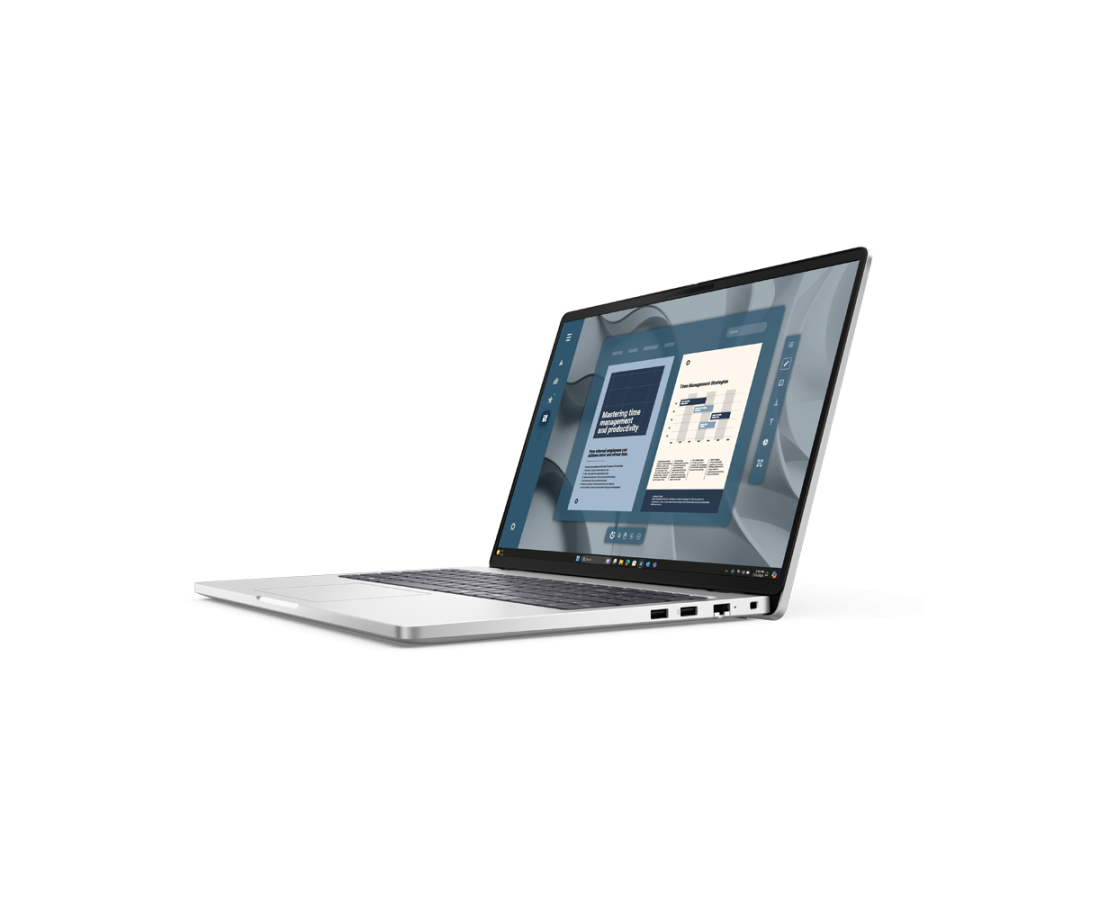 Dell Pro 16 PC16255, CPU: Ryzen AI 5 Pro 340, RAM: RAM 32 GB, Ổ cứng: SSD 512GB, Độ phân giải : Full HD+, Card đồ họa: AMD Radeon Graphics, Loại màn hình: Laptop Non-Touch, Màu sắc: Platinum Silver - hình số , 3 image