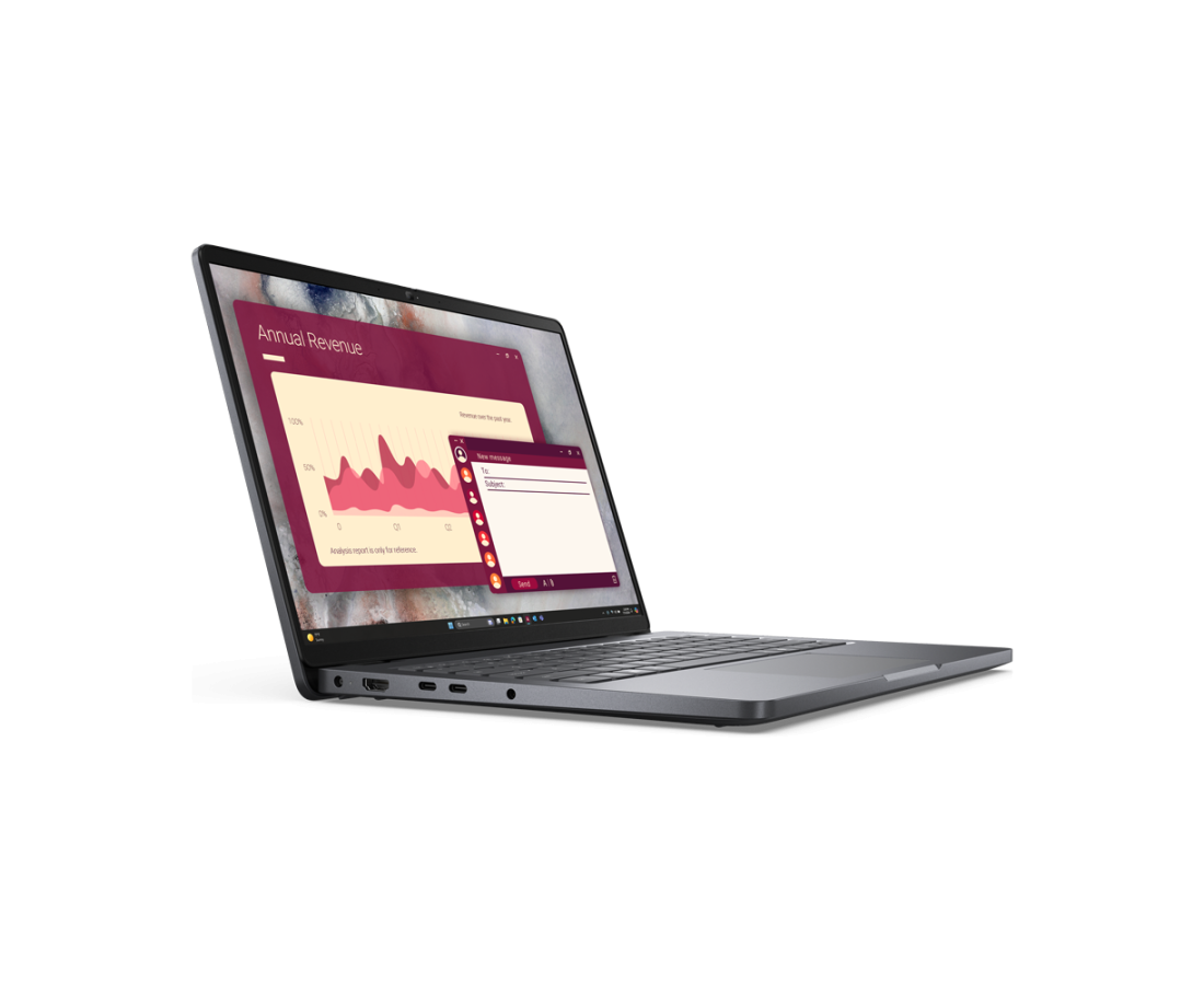 Dell Pro 14 PC14250, CPU: Core 7 150U, RAM: RAM 32 GB, Ổ cứng: SSD 512GB, Độ phân giải : Full HD+, Card đồ họa: Intel Graphic, Kích thước màn hình: 14 inch, Loại màn hình: Laptop Non-Touch, Hệ điều hành: Windows 11, Màu sắc: Magnetite - hình số , 2 image