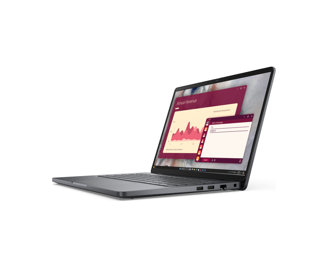 Dell Pro 14 PC14250, CPU: Core 7 150U, RAM: RAM 32 GB, Ổ cứng: SSD 512GB, Độ phân giải : Full HD+, Card đồ họa: Intel Graphic, Kích thước màn hình: 14 inch, Loại màn hình: Laptop Non-Touch, Hệ điều hành: Windows 11, Màu sắc: Magnetite - hình số , 3 image