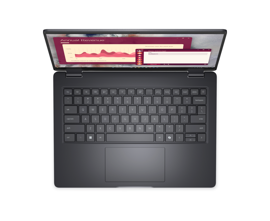 Dell Pro 14 PC14250, CPU: Core 7 150U, RAM: RAM 32 GB, Ổ cứng: SSD 512GB, Độ phân giải : Full HD+, Card đồ họa: Intel Graphic, Kích thước màn hình: 14 inch, Loại màn hình: Laptop Non-Touch, Hệ điều hành: Windows 11, Màu sắc: Magnetite - hình số , 4 image