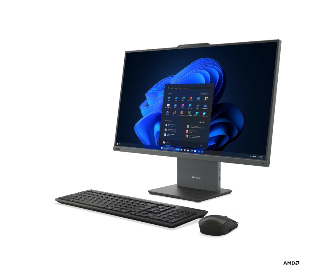 Lenovo ThinkCentre neo 55a 24 Gen 6, CPU: Core 5 220, RAM: RAM 16 GB, Ổ cứng: SSD 512GB, Độ phân giải : Full HD, Card đồ họa: AMD Radeon Graphics, Kích thước màn hình: 23.8 inch, Loại màn hình: Laptop Non-Touch, Hệ điều hành: Windows 11, Màu sắc: Luna Grey - hình số , 2 image