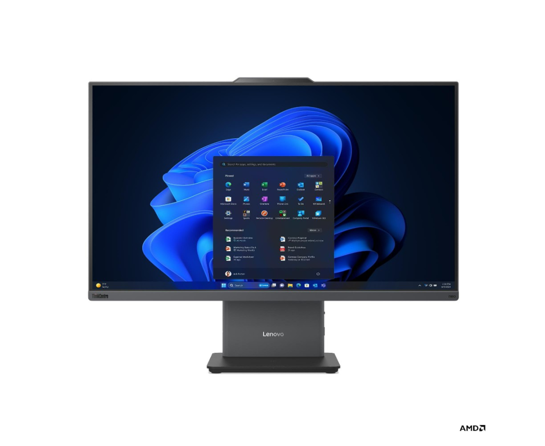 Lenovo ThinkCentre neo 55a 24 Gen 6, CPU: Core 5 220, RAM: RAM 16 GB, Ổ cứng: SSD 512GB, Độ phân giải : Full HD, Card đồ họa: AMD Radeon Graphics, Kích thước màn hình: 23.8 inch, Loại màn hình: Laptop Non-Touch, Hệ điều hành: Windows 11, Màu sắc: Luna Grey - hình số , 4 image