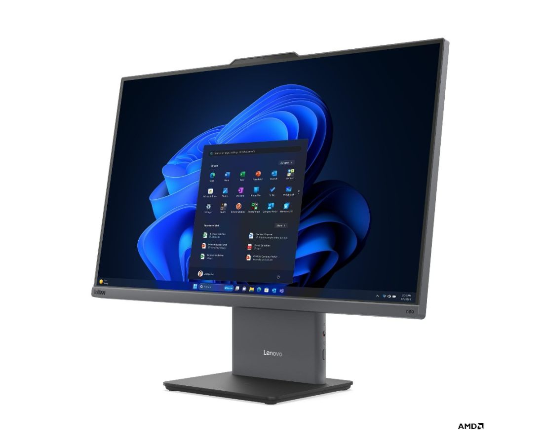 Lenovo ThinkCentre neo 55a 24 Gen 6, CPU: Core 5 220, RAM: RAM 16 GB, Ổ cứng: SSD 512GB, Độ phân giải : Full HD, Card đồ họa: AMD Radeon Graphics, Kích thước màn hình: 23.8 inch, Loại màn hình: Laptop Non-Touch, Hệ điều hành: Windows 11, Màu sắc: Luna Grey - hình số , 10 image