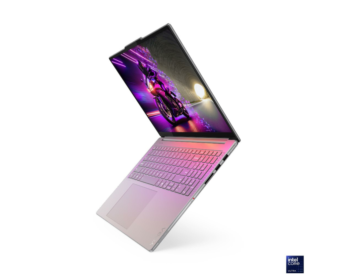 Lenovo Yoga Pro 9 16IAH10, CPU: Core Ultra 9 285H, RAM: RAM 64 GB, Ổ cứng: SSD 2TB, Độ phân giải : Quad HD+, Card đồ họa: NVIDIA GeForce RTX 5070, Kích thước màn hình: 16 inch, Loại màn hình: Laptop Touch, Hệ điều hành: Windows 11, Màu sắc: Luna Grey - hình số , 8 image