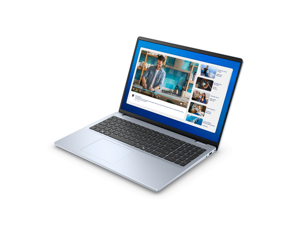Dell 16 DC16250, CPU: Core 5 120U, RAM: RAM 16 GB, Ổ cứng: SSD 512GB, Độ phân giải : Full HD+, Card đồ họa: Intel Graphic, Kích thước màn hình: 16 inch, Loại màn hình: Laptop Touch, Hệ điều hành: Windows 11, Màu sắc: Ice Blue - hình số , 3 image