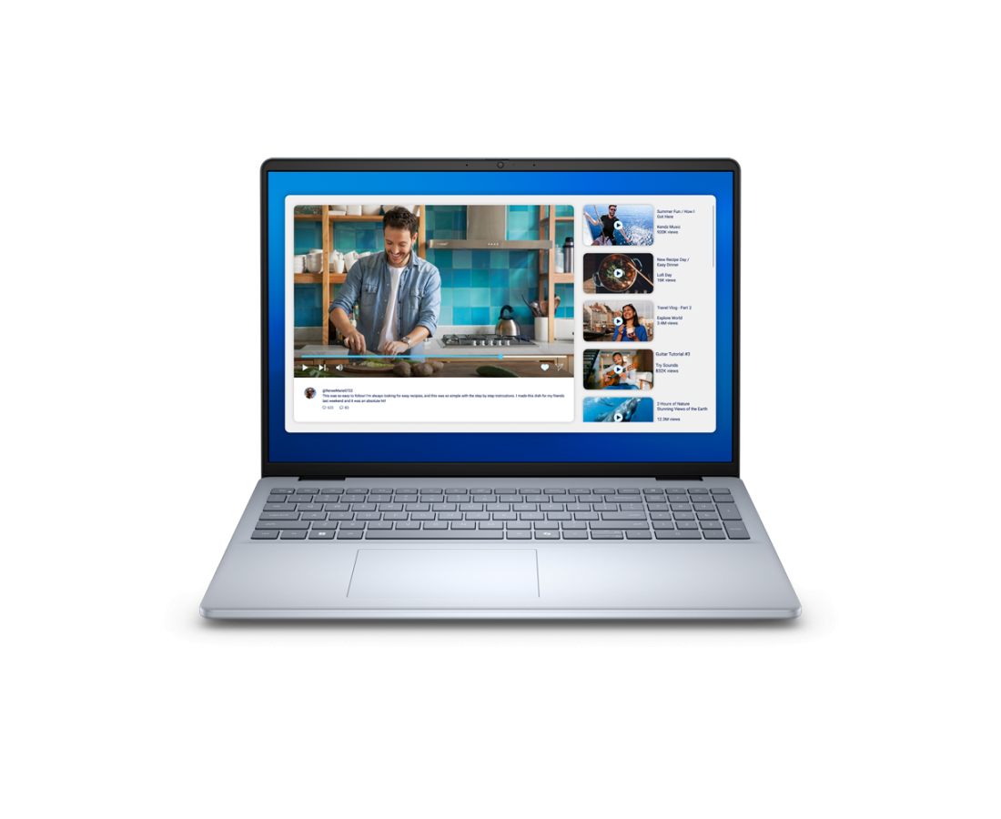 Dell 16 DC16251, CPU: Core 7 150U, RAM: RAM 16 GB, Ổ cứng: SSD 1TB, Độ phân giải : Full HD+, Card đồ họa: Intel Graphic, Kích thước màn hình: 16 inch, Loại màn hình: Laptop Non-Touch, Hệ điều hành: Windows 11, Màu sắc: Ice Blue - hình số 