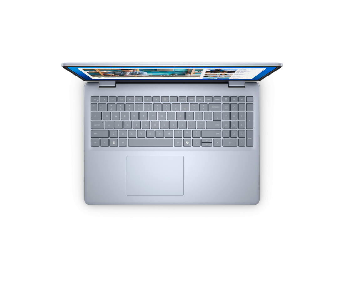 Dell 16 DC16251, CPU: Core 7 150U, RAM: RAM 16 GB, Ổ cứng: SSD 1TB, Độ phân giải : Full HD+, Card đồ họa: Intel Graphic, Kích thước màn hình: 16 inch, Loại màn hình: Laptop Non-Touch, Hệ điều hành: Windows 11, Màu sắc: Ice Blue - hình số , 4 image